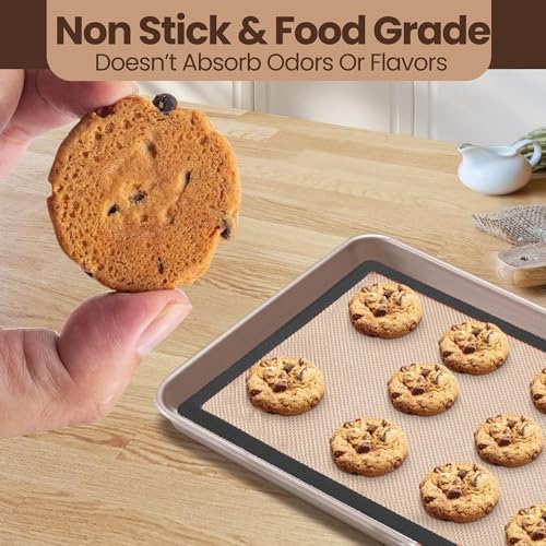 Generic Silicone Baking Mat Set of 6, Gray