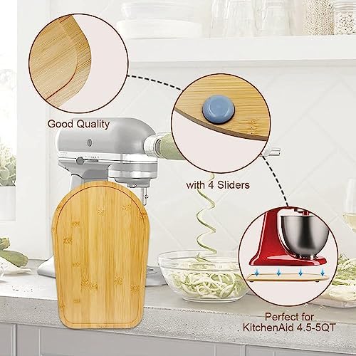 Bamboo Stand Mixer Slider for 4.5-5 Qt Mixer