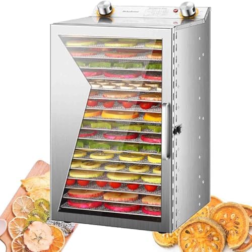 Commercial Food Dryer Machine, 18 Stainless Steel Trays