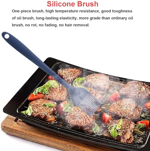 Silicone Spatula Set, Dark Blue