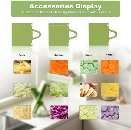 Eletronova Mandoline Slicer, Green
