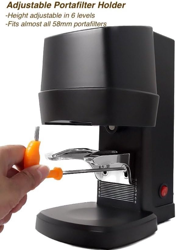 58mm Automatic Espresso Tamper, 22-66LBS Adjustable
