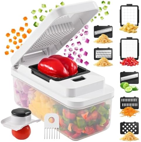 11-in-1 Vegetable Chopper, 7.2 Cup Container