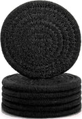 ABenkle Woven Coasters for Drinks Set of 6, Boho Absorbent Drinking