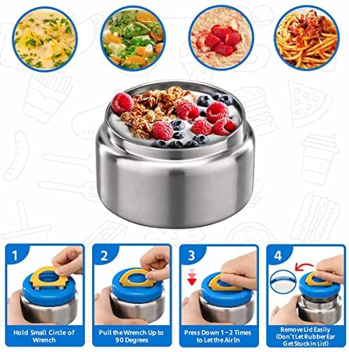 MAISON HUIS 8oz Soup Thermo Wide Mouth Vacuum Insulated Stainless