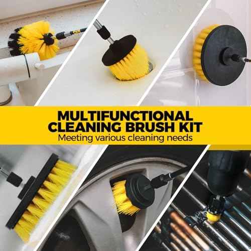 Holikme 30-Piece Drill Brush Attachment Set