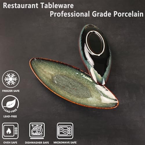 Serving Platter Olives Plate Large Serving Tray, Set of 4, for