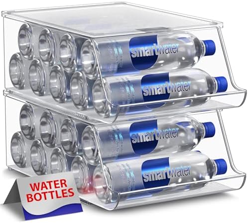 Sorbus Water Bottle Organizer for Refrigerator & Pantry, Stackable