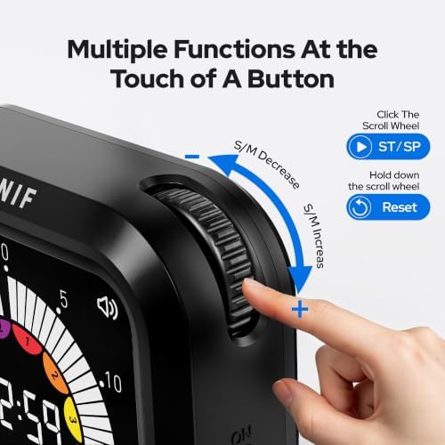 Visual Timer for Kids with Color Display, 1500mAh Battery