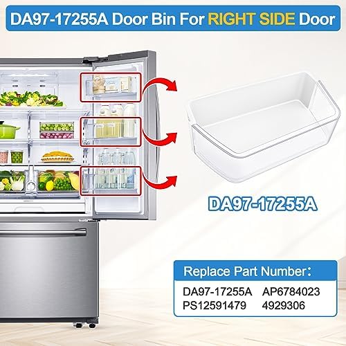 DA97-17255A Refrigerator Door Bin Compatible with Samsung Refrigerator