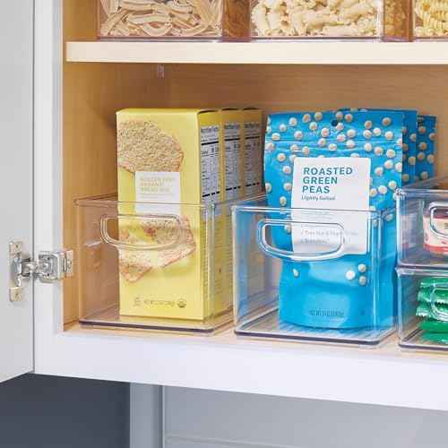 iDesign Stackable Clear Plastic Bin
