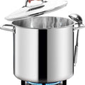 HOMICHEF LARGE STOCK POT 24 Quart by HOMICHEF