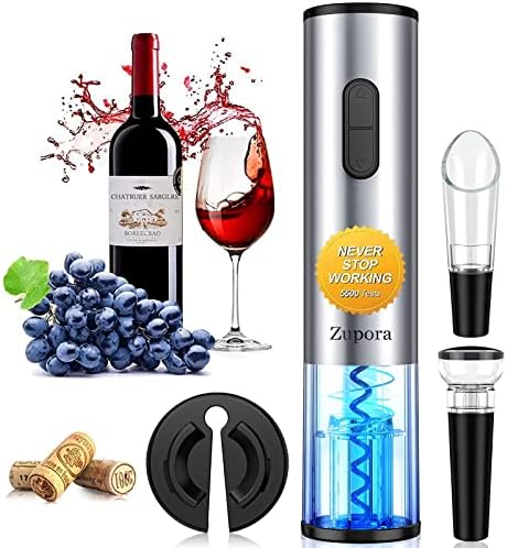 Electric Wine Opener Set, Portable Battery Operated Automatic Wine