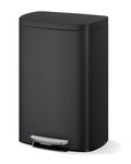 GarveeHome Stainless Steel Kitchen Trash Can, 13 Gal / 50 L Step-On Garbage Bin by GarveeHome