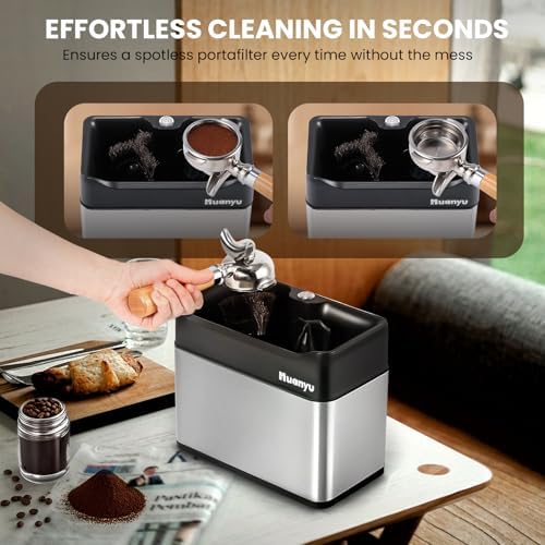 Huanyu 3L Automatic Portafilter Cleaner, 58mm