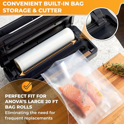 Anova Culinary Precision Vacuum Sealer Pro, 19ft Bag Roll