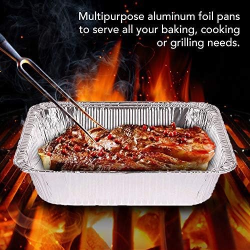 Stock Your Home Aluminum Pans 9x13 Disposable Foil Pans - Image 4
