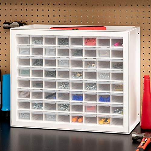 IRIS USA 64-Drawer Screw Organizer, Hardware Storage, Made in USA