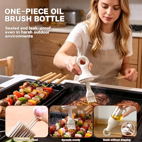 3-Piece Oil Dispenser Set, 580ml 3-in-1