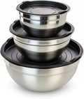 Mixing Bowls with Lids Set of 3 by Unknown
