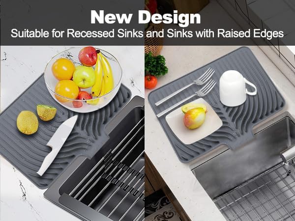 Dish Drying Mat for Kitchen Counter, - Image 2