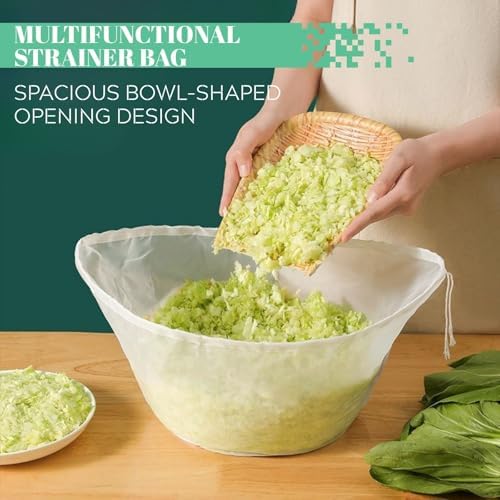 Cheese Cloths for Straining– Reusable Filter Bags Ultra-Fine Mesh
