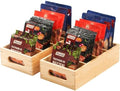 Umilife Bamboo Pantry Organizer for Snack, Seasoning Pouch, Teabag