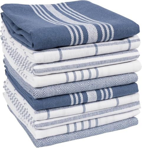 KAF Home Soho Kitchen Dish Towels - Set of 10, 18 x 28 Inch