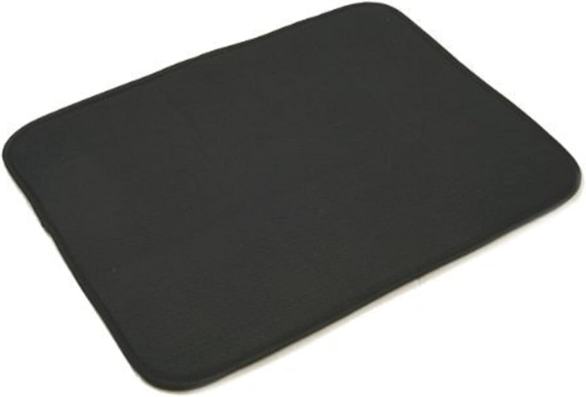 Norpro 18 by 16-Inch Microfiber Dish Drying Mat, Black