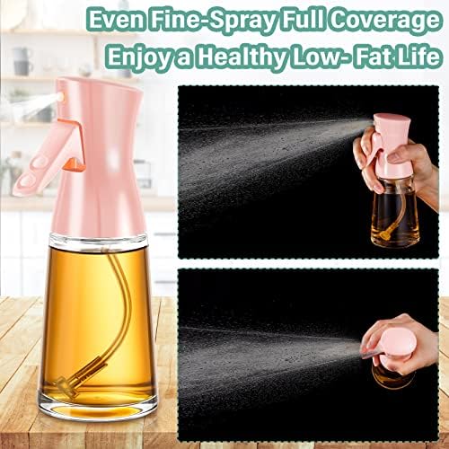 Lallisa 4 Pcs Glass Oil Sprayers, 180 ml