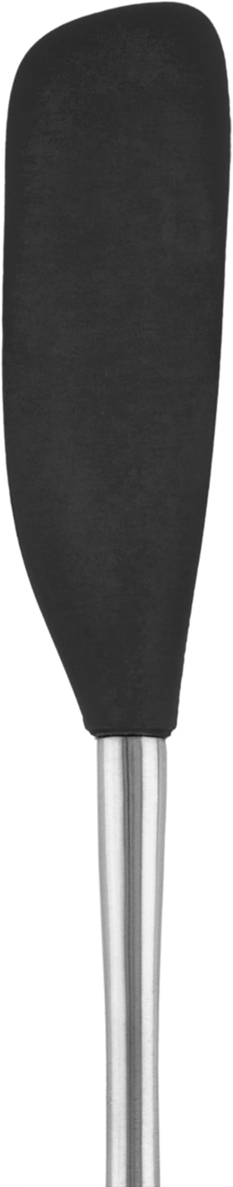 Tovolo Jar Spatula Silicone Long Stainless Steel Handle Scraper Spatula Black - Image 2