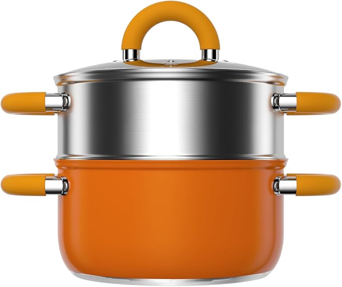 Vegetable Steamer, 4 Quart Steamer by Cinrox