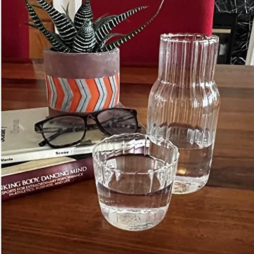Lily's Home Vintage Style Bedside Night Water Carafe with Tumbler