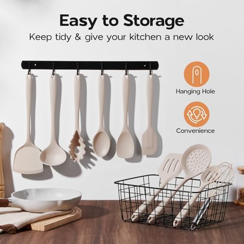 Onader Silicone Cooking Utensils Set for Nonstick Cookware