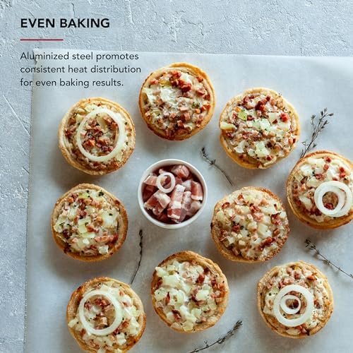 KitchenAid 24-Cup Nonstick Aluminized Steel Mini Muffin Pan, Contour
