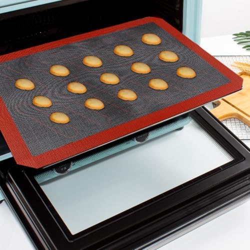 Silicone Baking Mat Glass Fiber Non Stick Oven Pad for Macaron Bun
