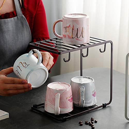 Hedume 2 Pack Metal Wire Tree Stand for Mug, Countertop or Pantry