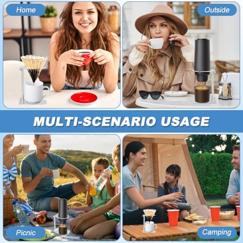 Foldable Coffee Dripper Stand, Portable Pour Over Coffee Station
