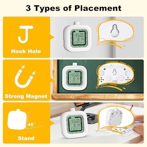 4 in 1 Visual Digital Timer, Pink