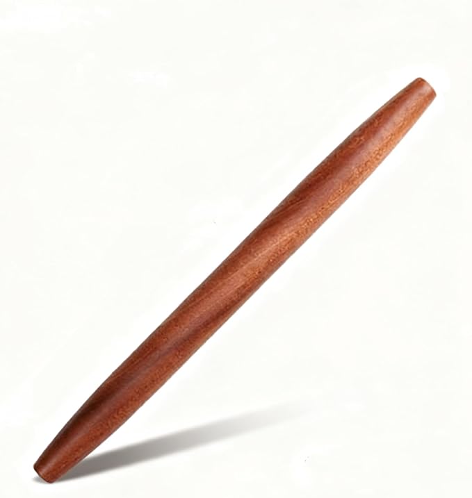 French Rolling Pin, 15.75 Inches Wooden Rolling Pin by Unknown