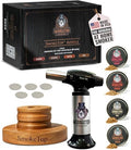 SmokeTop® Cocktail Smoker Kit & Torch with 4 Flavor Wood Chips
