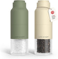 LARS NYSØM Salt and Pepper Grinder Set, Stainless Steel Manual Salt and Pepper by LN