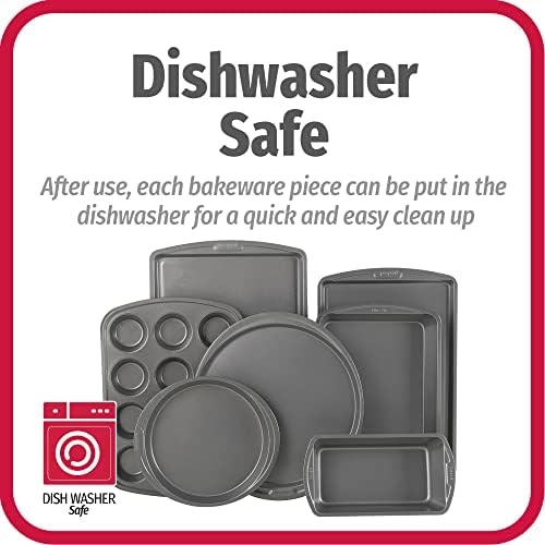 GoodCook Everyday 7-Piece Non-Stick Bakeware Set – 2 Cookie Sheet