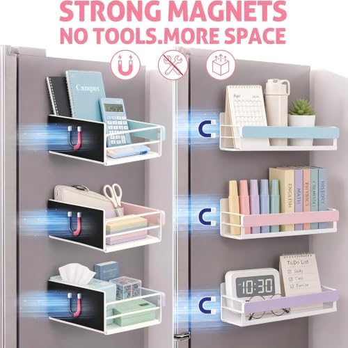 Patelai 3 Pack Magnetic Water Bottle Organizer for Refrigerator