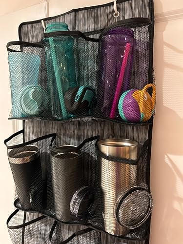 Jokari Tumbler and Bottle Storage Organizer Door Rack Holds Large