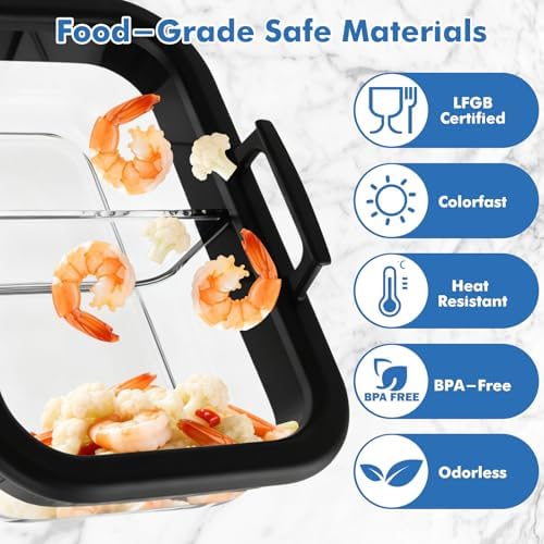 Air Fryer Accessories for Ninja Foodi DZ401, DZ550, SL401, SL451 10Qt