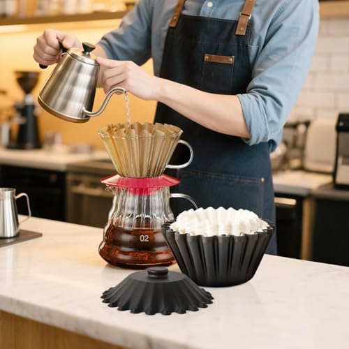 Basket Coffee Filter Holder Storage-Container - Coffee Bar Counter
