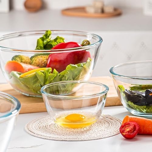 Xmas 2pcs 500ml Glass Bowl Set for Dessert Mixing Bar Weddings