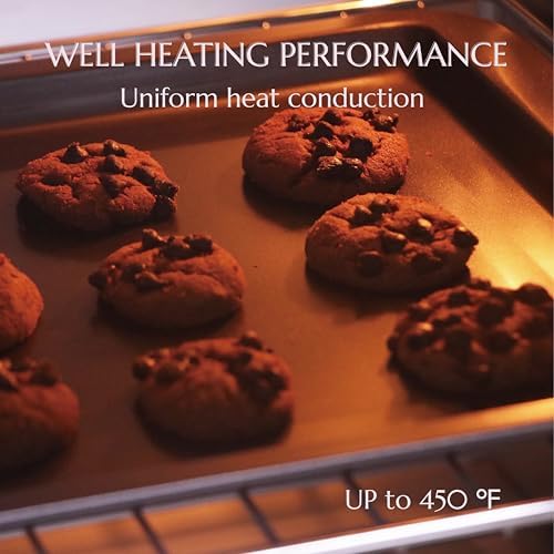 UUKRAVE Nonstick Baking Sheet Pan Set - Cookie Sheets for Oven