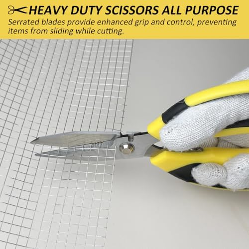Heavy Duty Scissors, Sharp Scissors All Purpose Heavy Duty with